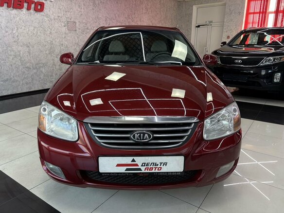 2008 Kia Cerato I Рестайлинг, красный, 645000 рублей - вид 6