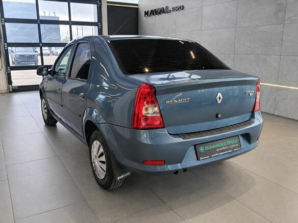 2012 Renault Logan I Рестайлинг, синий, 459000 рублей - вид 4