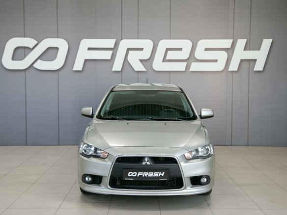 2013 Mitsubishi Lancer X Рестайлинг, серебристый, 990000 рублей - вид 1