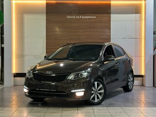 2016 Kia Rio III Рестайлинг, коричневый, 1149000 рублей, вид 1