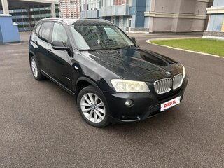 2011 BMW X3 35i xDrive II (F25), чёрный, 2000000 рублей, вид 3