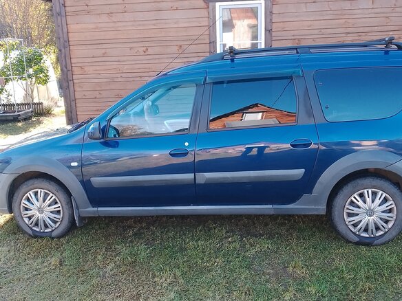 2016 Lada (ВАЗ) Largus Cross I, синий, 650000 рублей - вид 4