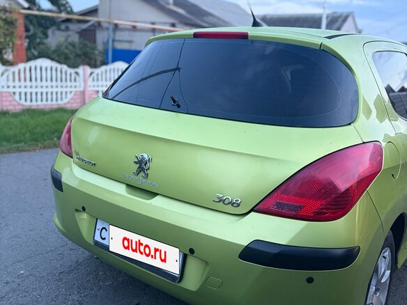 2008 Peugeot 308 I, жёлтый, 365000 рублей - вид 5
