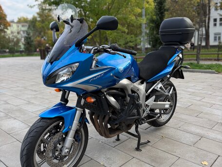 2009 Yamaha FZ6, синий, 490000 рублей, вид 1