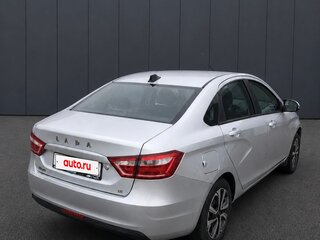 2017 Lada (ВАЗ) Vesta I, серебристый, 850000 рублей, вид 2