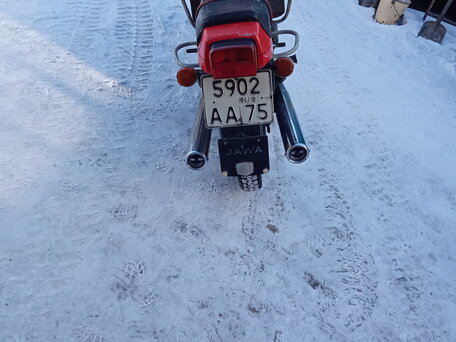 1991 Jawa 350/360, красный, 320000 рублей, вид 3