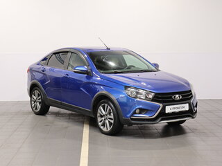 2021 Lada (ВАЗ) Vesta Cross I, синий, 920000 рублей, вид 4