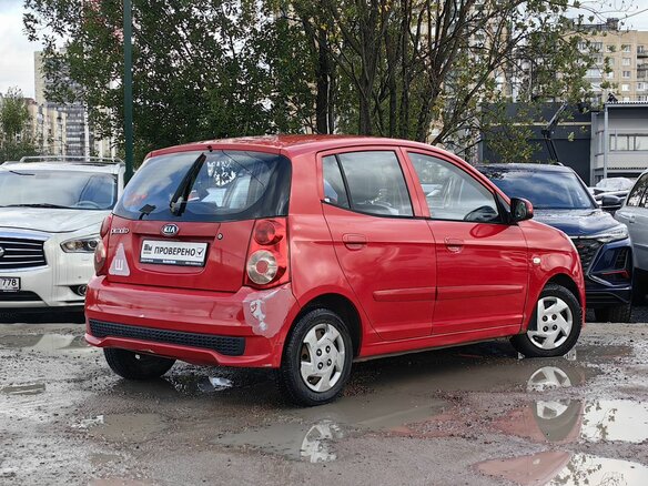 2010 Kia Picanto I Рестайлинг, красный, 369000 рублей - вид 4