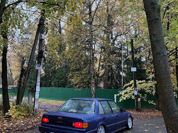 1988 Honda Civic IV, синий, 265000 рублей - вид 4