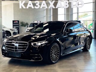 2020 Mercedes-Benz S-Класс 450 Long 4MATIC VII (W223), чёрный, 9500000 рублей, вид 1