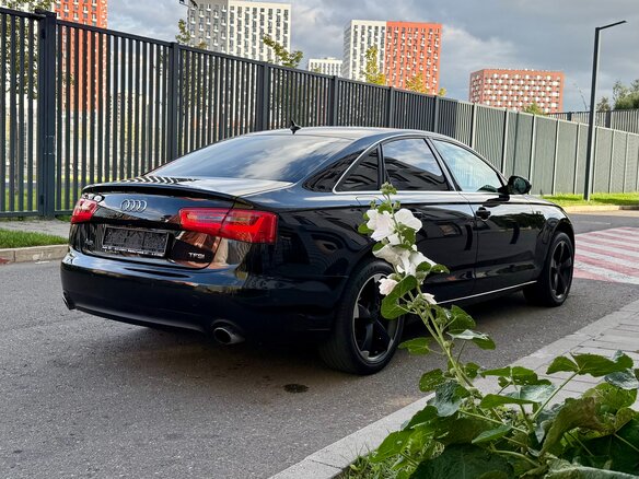 2014 Audi A6 IV (C7), чёрный - вид 4