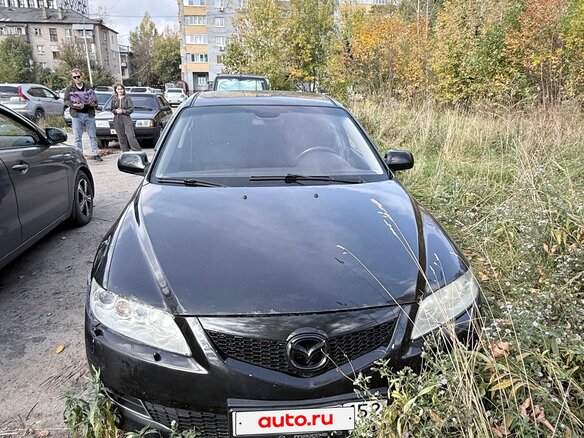 2006 Mazda 6 I (GG) Рестайлинг, чёрный - вид 1