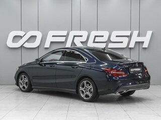 2018 Mercedes-Benz CLA 200 I (C117, X117) Рестайлинг, синий, 1660000 рублей, вид 2