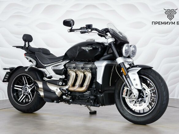 2023 Triumph Rocket 3, чёрный, 2249000 рублей - вид 4