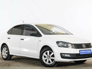 2018 Volkswagen Polo V Рестайлинг, белый, 1049000 рублей, вид 1