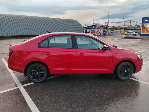 2017 Skoda Rapid I Рестайлинг, пурпурный - вид 11