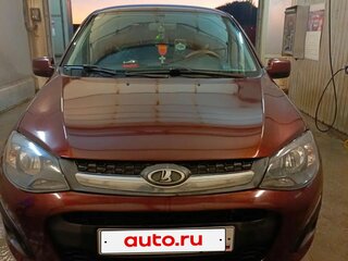 2013 Lada (ВАЗ) Kalina II, красный, 370000 рублей, вид 2