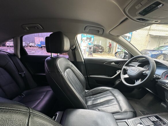 2017 Audi A6 IV (C7) Рестайлинг, чёрный - вид 9