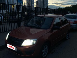 2014 Lada (ВАЗ) Granta I, оранжевый, 320000 рублей, вид 2