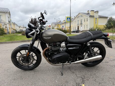 2019 Triumph Street Twin, коричневый, 747000 рублей, вид 2