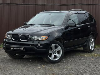 2005 BMW X5 3.0i I (E53) Рестайлинг, чёрный, 1199777 рублей, вид 1