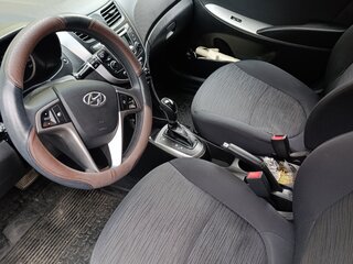2015 Hyundai Solaris I Рестайлинг, коричневый, 1150000 рублей, вид 4