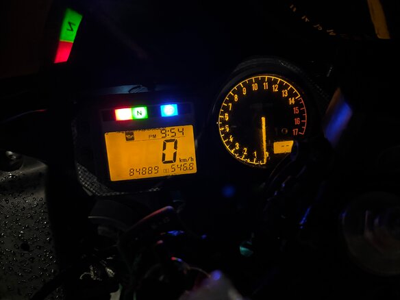 2002 Honda CBR 600F, синий, 400000 рублей - вид 12