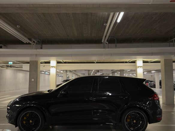 2012 Porsche Cayenne Turbo II (958), чёрный, 3800000 рублей - вид 3
