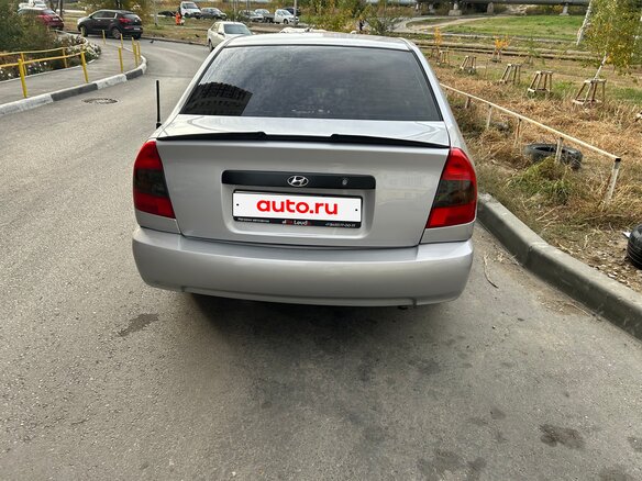 2005 Hyundai Accent ТагАЗ II, серебристый, 480000 рублей - вид 3