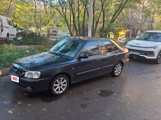 2008 Hyundai Accent ТагАЗ II, чёрный, 350000 рублей, вид 2