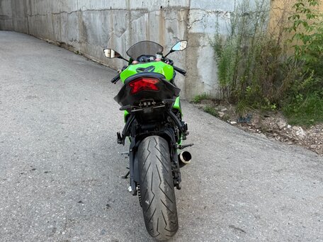 2013 Kawasaki ZX-6R Ninja, зелёный, 650000 рублей, вид 4