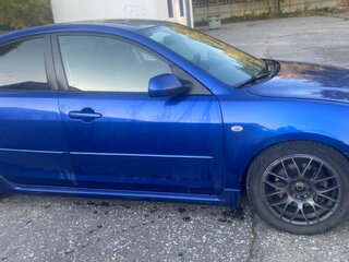 2007 Mazda 3 I (BK) Рестайлинг, синий, 480000 рублей, вид 2