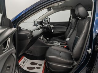 2018 Mazda CX-3 I Рестайлинг, синий, 1600000 рублей, вид 4