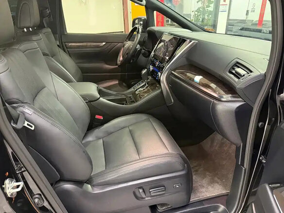 2023 Toyota Alphard III Рестайлинг, чёрный, 13300000 рублей - вид 9