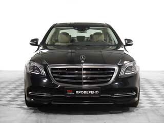2017 Mercedes-Benz S-Класс 560 VI (W222, C217) Рестайлинг, чёрный, 4399000 рублей, вид 2