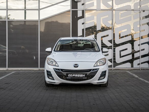 2009 Mazda 3 II (BL), белый - вид 2