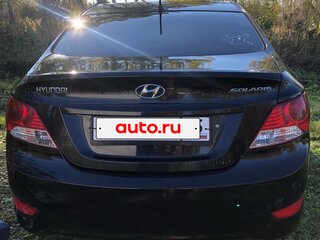 2011 Hyundai Solaris I, чёрный, 590000 рублей, вид 3