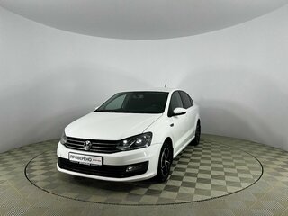 2018 Volkswagen Polo V Рестайлинг, белый, 1021000 рублей, вид 1