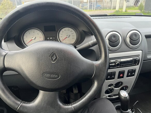 2009 Renault Logan I, серый, 418000 рублей - вид 6