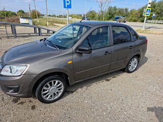 2014 Lada (ВАЗ) Granta I, коричневый, 470000 рублей, вид 3