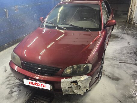 2007 Kia Spectra I Рестайлинг 2, красный, 160000 рублей, вид 2