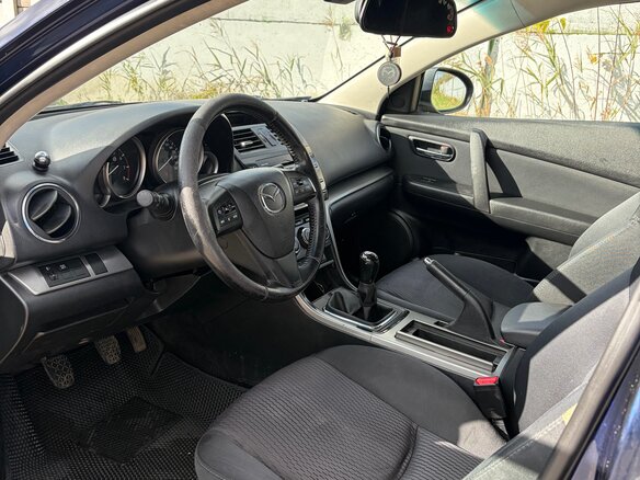 2011 Mazda 6 II (GH) Рестайлинг, синий, 790000 рублей - вид 9