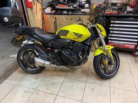 2009 Honda CB 600F Hornet, жёлтый, 430000 рублей, вид 3