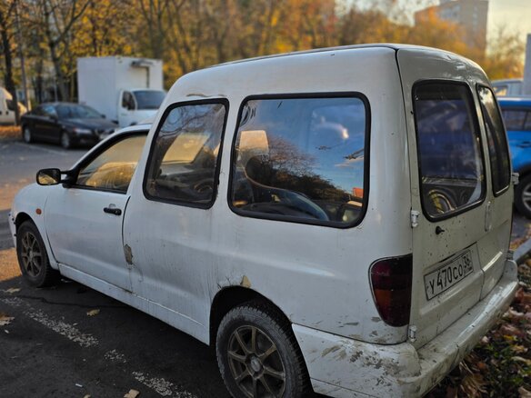 1997 Volkswagen Caddy II, белый - вид 2