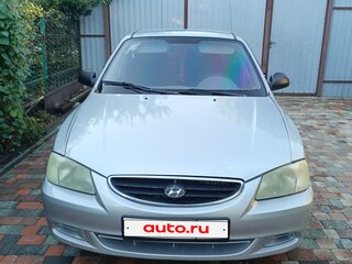 2004 Hyundai Accent ТагАЗ II, серебристый, 330000 рублей, вид 2