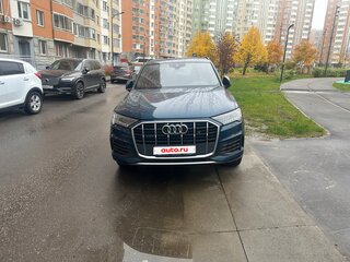 2020 Audi Q7 45 TDI II (4M) Рестайлинг, синий, 6649000 рублей, вид 3