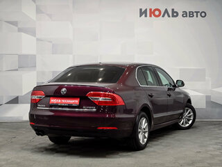 2014 Skoda Superb II Рестайлинг, фиолетовый, 950000 рублей, вид 4