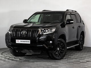 2021 Toyota Land Cruiser Prado 150 Series Рестайлинг 3, чёрный, 6499000 рублей, вид 3