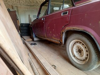 2004 Lada (ВАЗ) 2107, пурпурный, 50000 рублей, вид 2