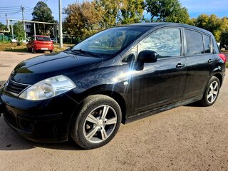 2011 Nissan Tiida I Рестайлинг, чёрный, 675000 рублей, вид 4